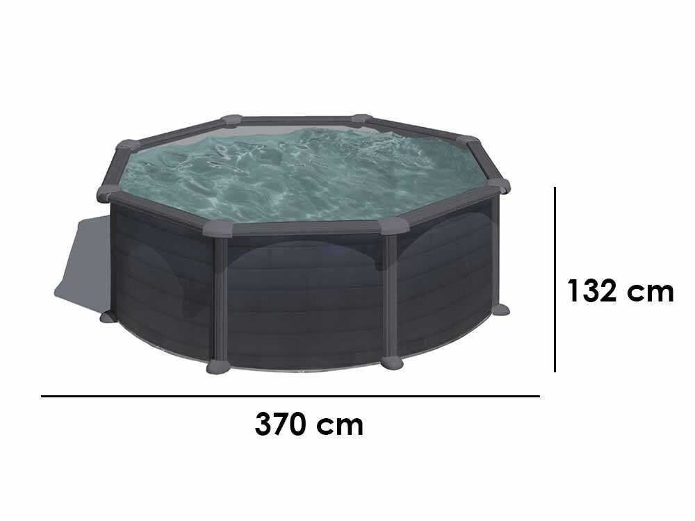 gre granada ronde Ø350 x 132 cm piscine hors sol en acier gre granada ronde Ø350 x 132 cm piscine hors sol en acier