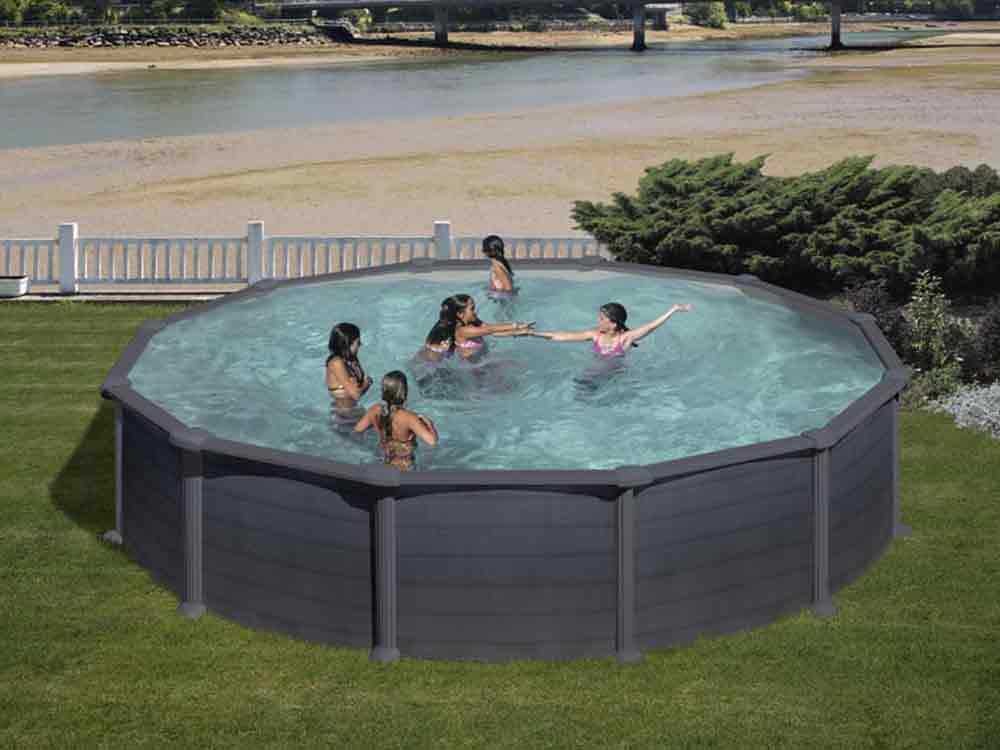 gre granada ronde Ø550 x 132 cm piscine hors sol en acier gre granada ronde Ø550 x 132 cm piscine hors sol en acier