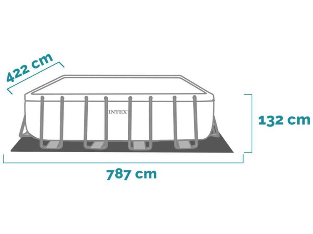 intex ultra xtr frame 26368np 732x366x132 cm piscine hors sol + kit nettoyage et volleyball intex ultra xtr frame 26368np 732x366x132 cm piscine hors sol + kit nettoyage et volleyball