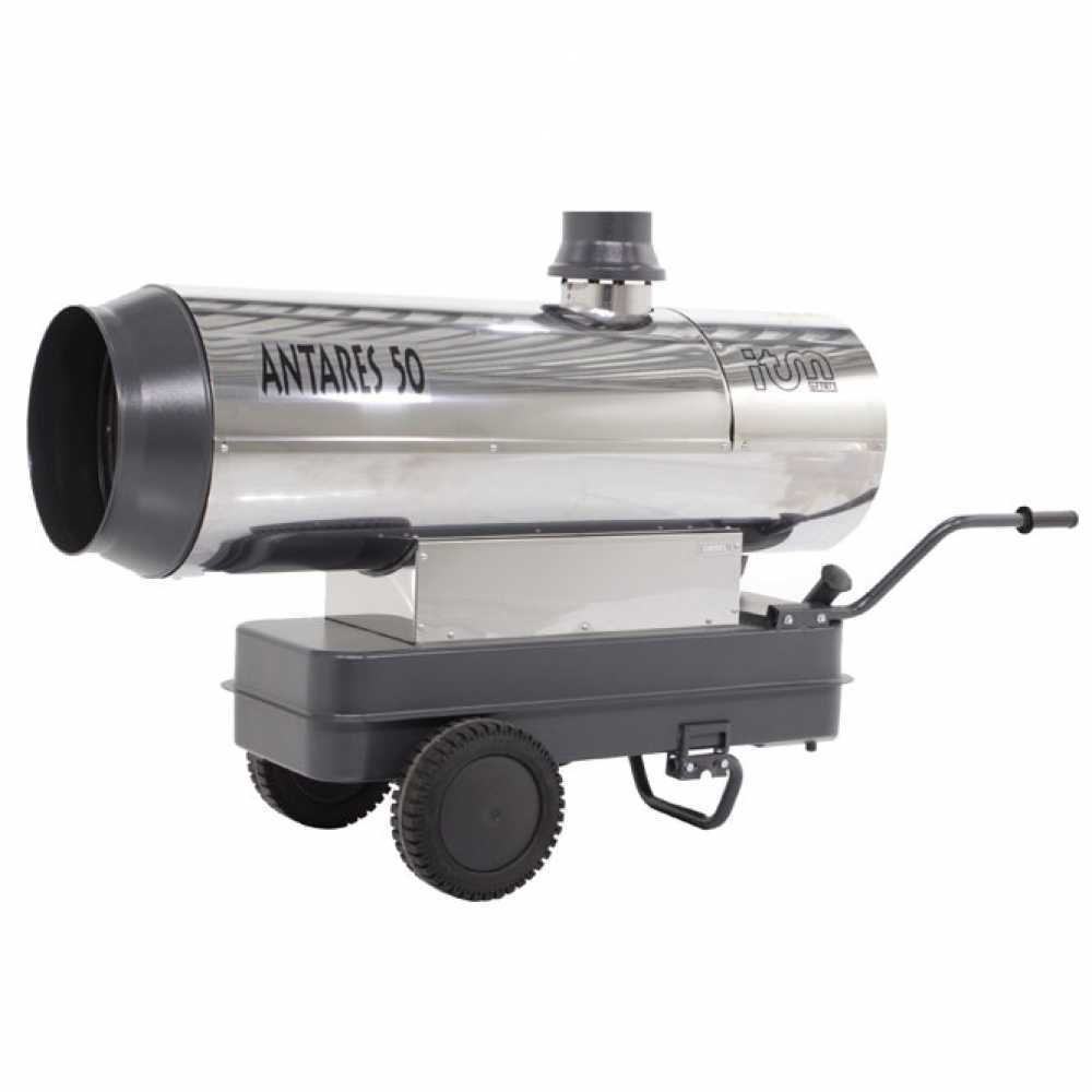 itm antares 50 inox générateur d'air chaud diesel indirect avec échangeur