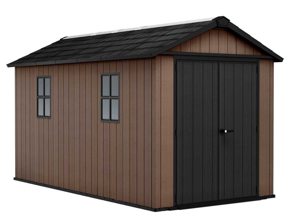 keter newton plus 7513/1375 abri de jardin avec double porte et fenêtres 230 x 413 x 246 cm keter newton plus 7513/1375 abri de jardin avec double porte et fenêtres 230 x 413 x 246 cm