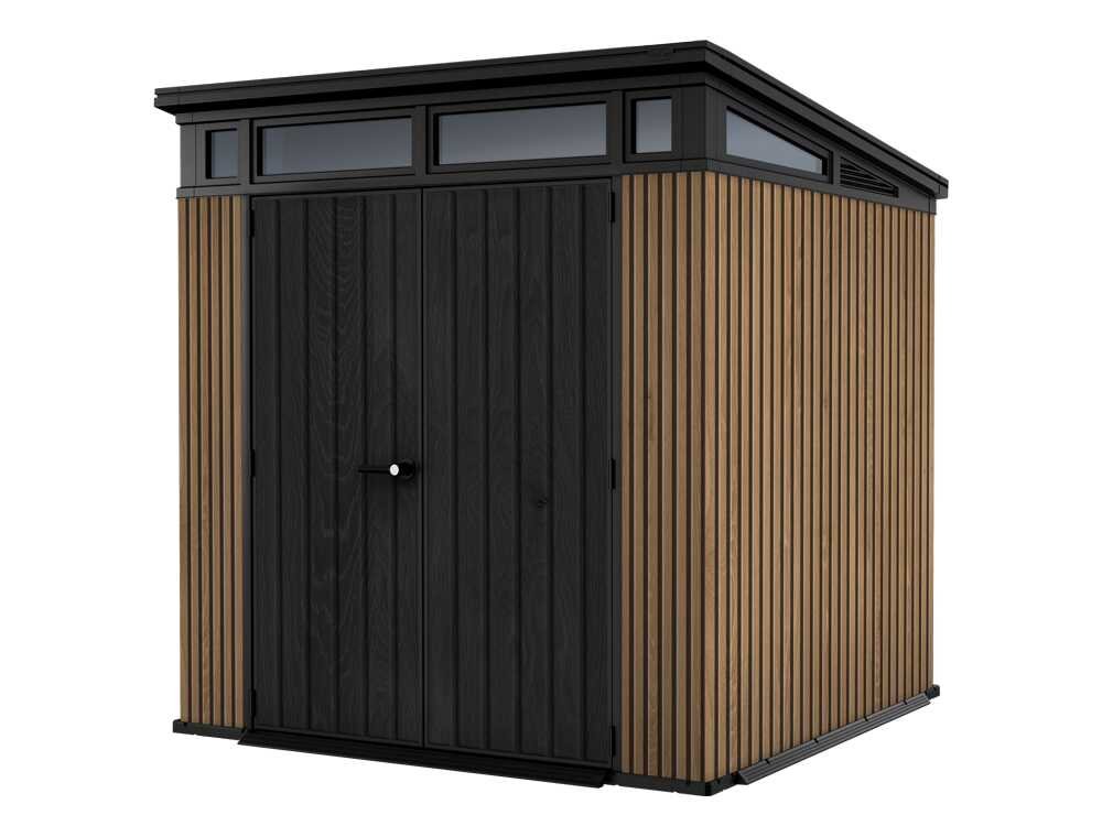 keter signature venetian 7x7 abri de jardin avec porte à double battant 214x218x226 cm keter signature venetian 7x7 abri de jardin avec porte à double battant 214x218x226 cm