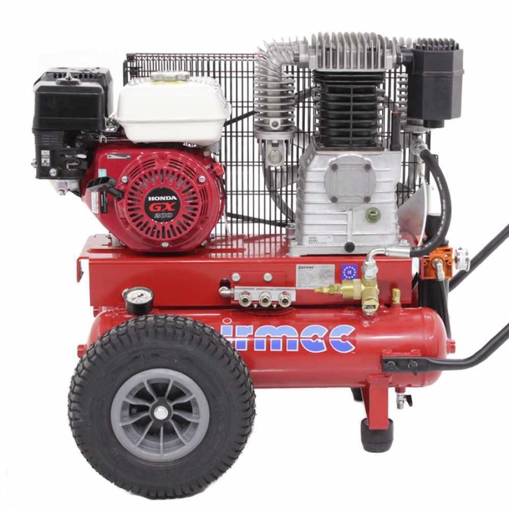 motocompresseur airmec teb22 680 k25 ho (680 l/min) moteur honda gx 200