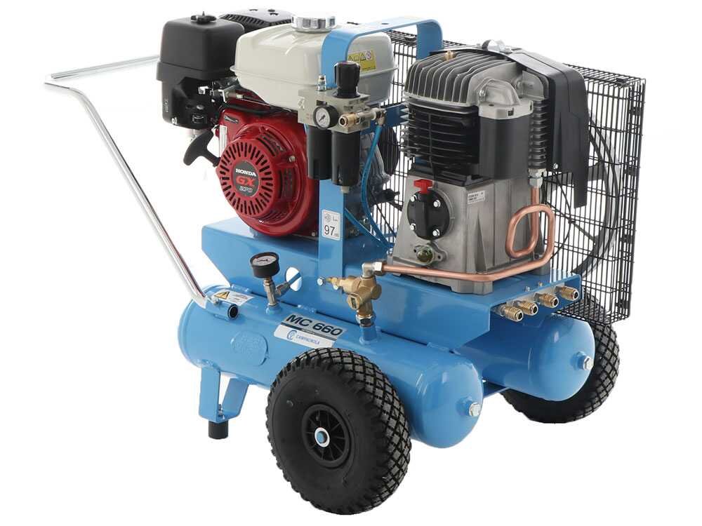 motocompresseur thermique campagnola mc 660 moteur à essence honda gx270 + 2 peignes vibreurs motocompresseur thermique campagnola mc 660 moteur à essence honda gx270 + 2 peignes vibreurs