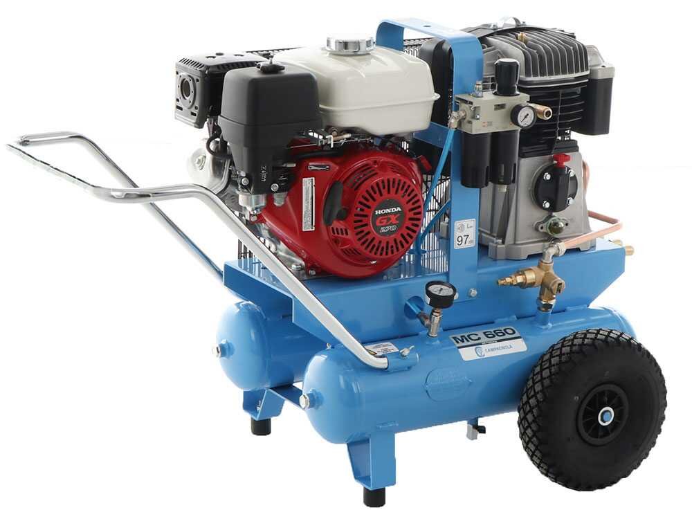 motocompresseur thermique campagnola mc 660 moteur à essence honda gx270 + 2 peignes vibreurs motocompresseur thermique campagnola mc 660 moteur à essence honda gx270 + 2 peignes vibreurs