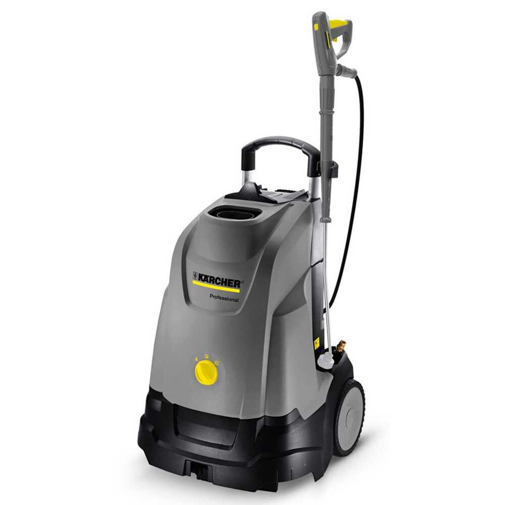 nettoyeur haute pression eau chaude karcher pro hds 5/11 u monophasé pompe en laiton design vertical