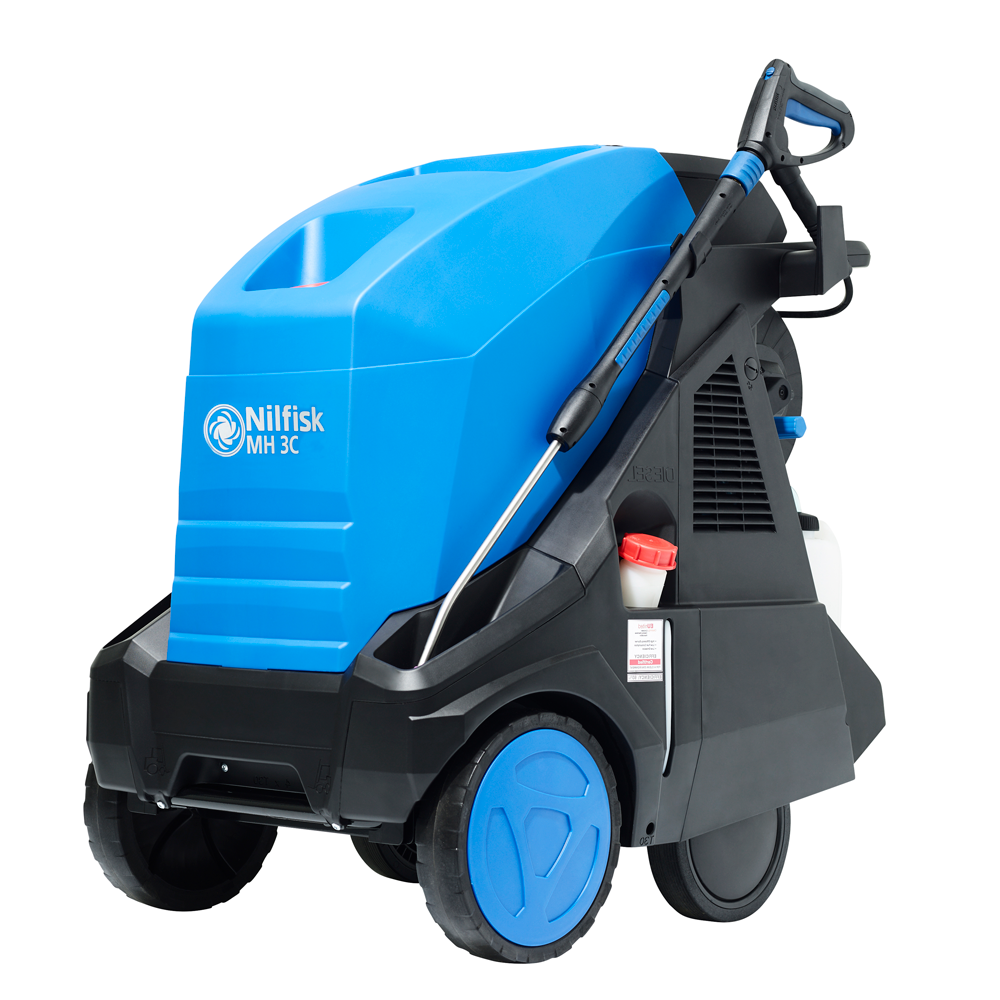 nilfisk mh 3c nettoyeur haute pression à eau chaude industriel monophasé 200 bars 600 l/h