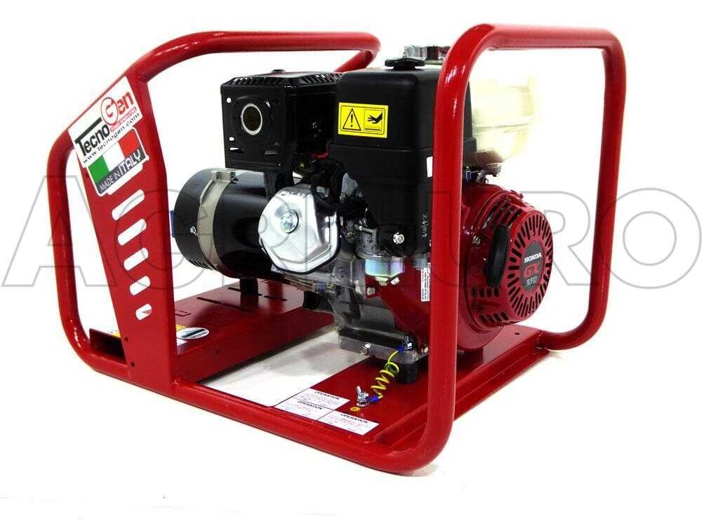 tecnogen h5000 groupe électrogène 3.6 kw monophasé honda gx 270 alternateur italien tecnogen h5000 groupe électrogène 3.6 kw monophasé honda gx 270 alternateur italien
